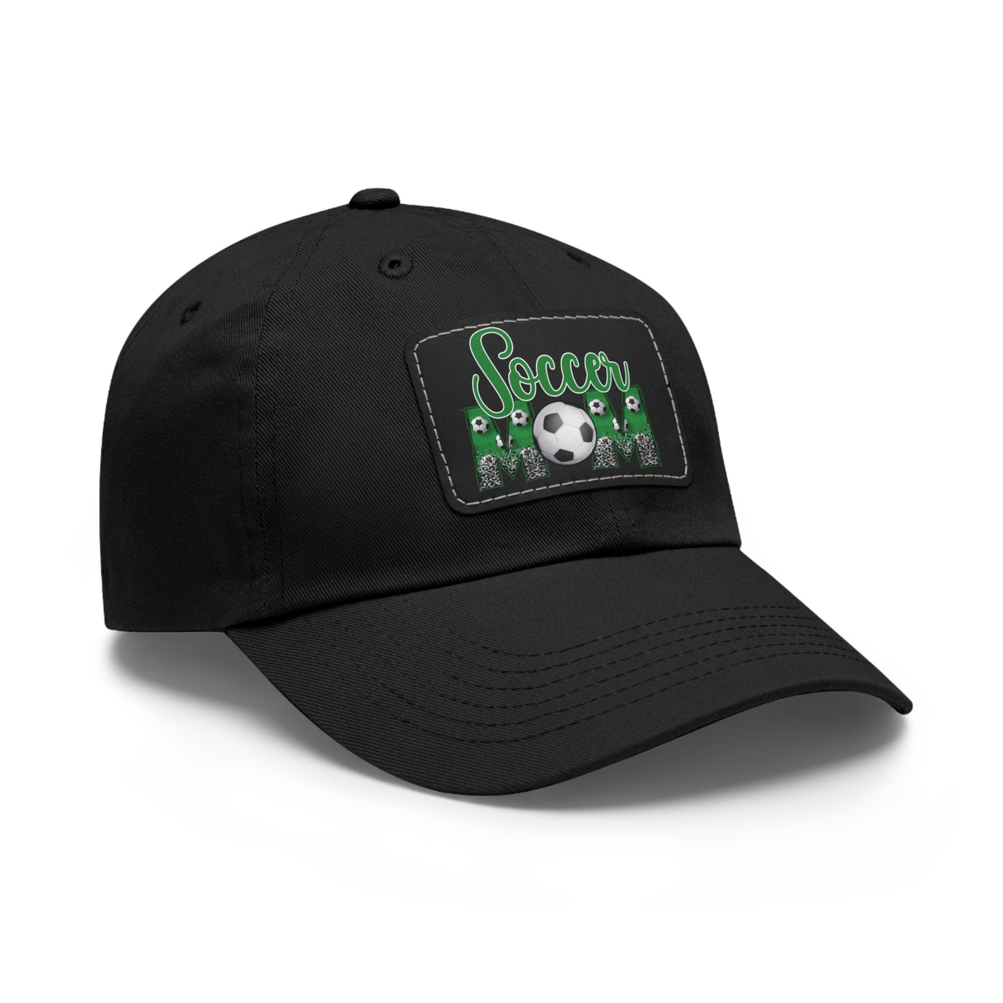 Soccer Hat with Leather Patch Perfect for Sports Fans