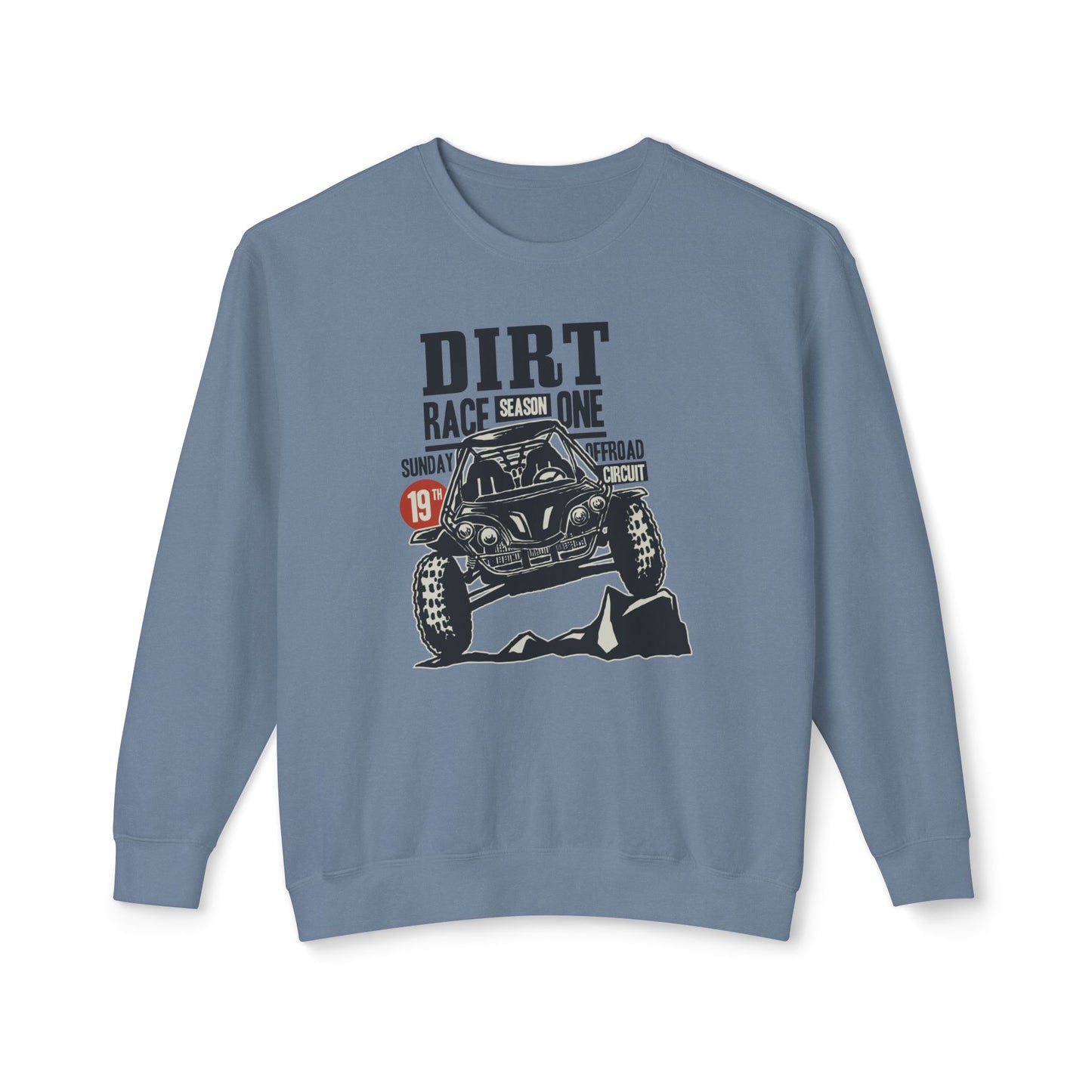 Men's Sweatshirt Dirt Race Season One - for Racing Fans