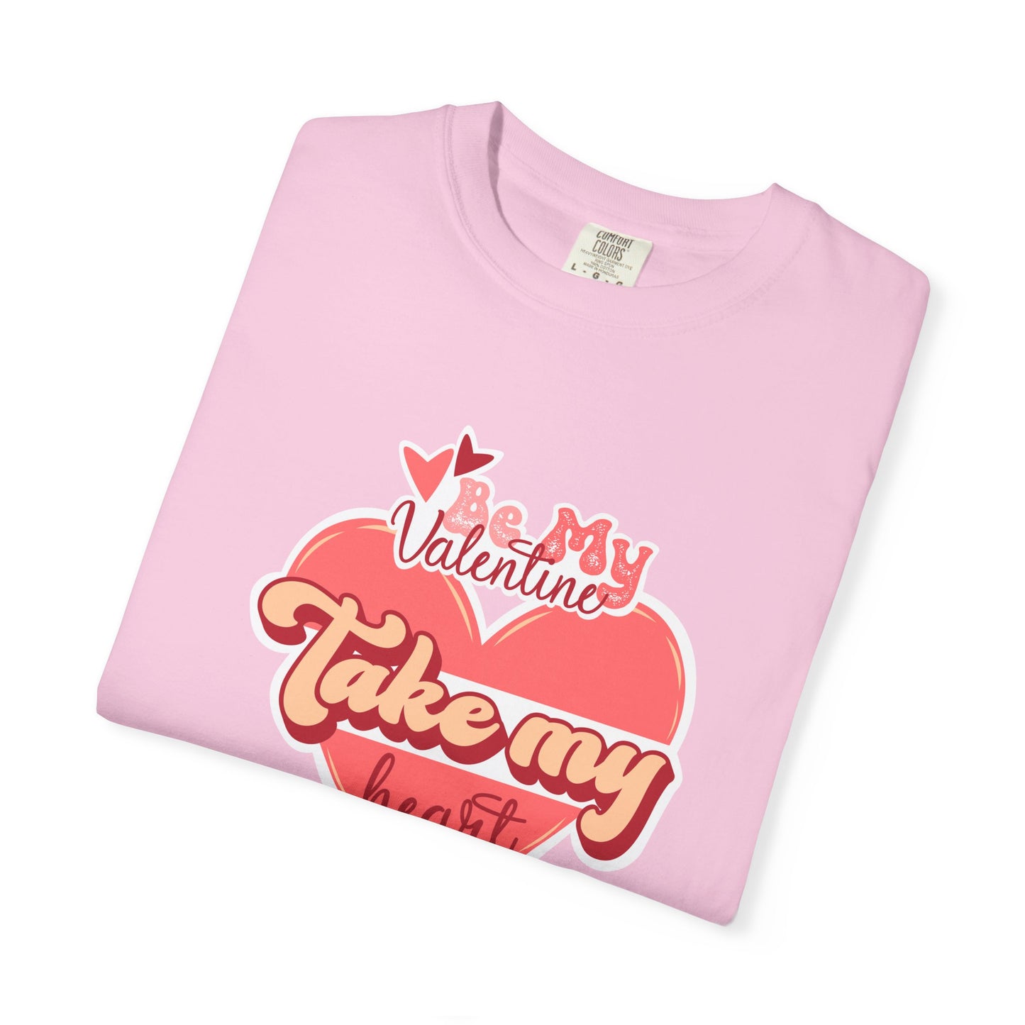Women Graphic T-Shirt Be My Valentine for Valentine's Day