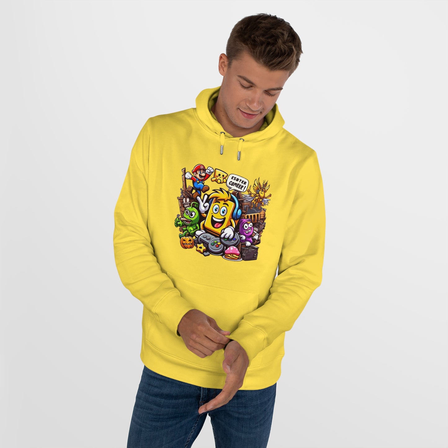 Funny Gamer King Hoodie – Perfect for Gaming Enthusiasts
