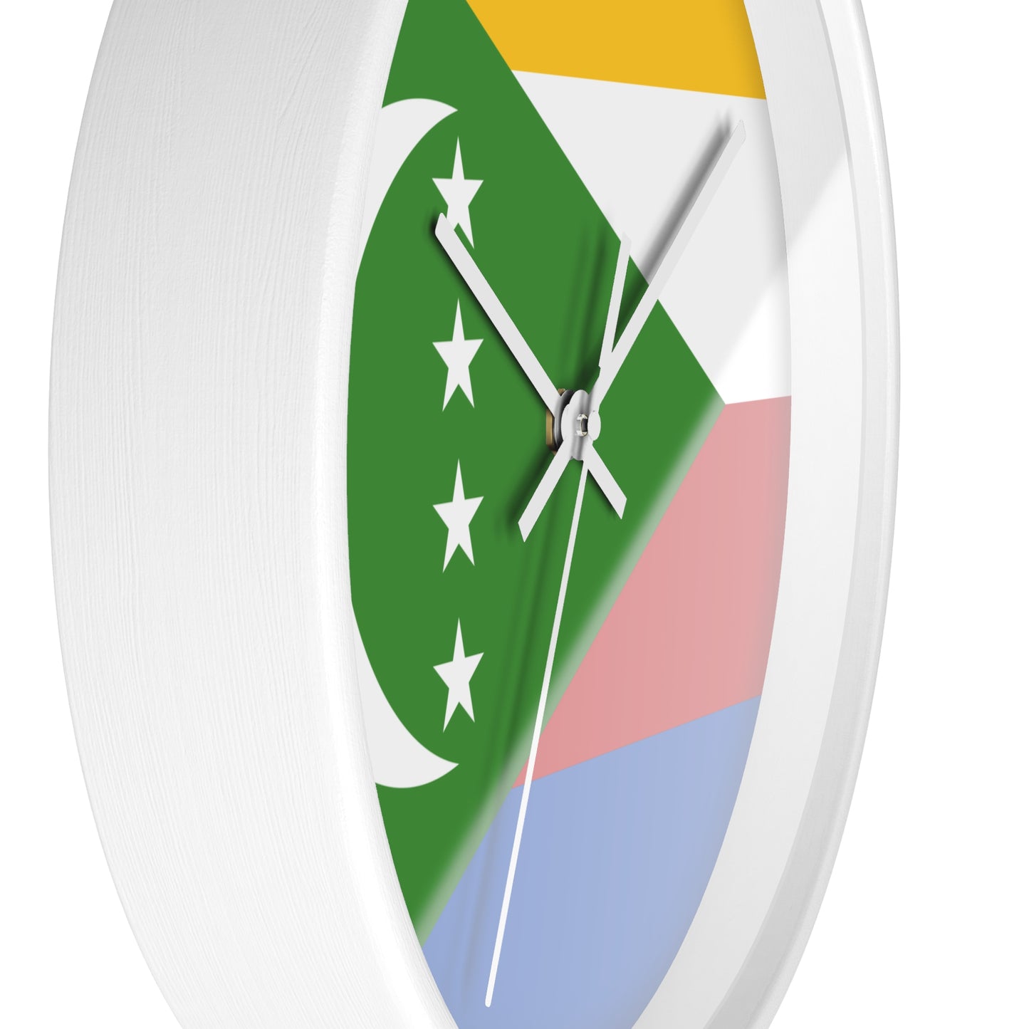 Comoros Flag Wall Clock - Vibrant, Stylish Home Decor for Flag Enthusiasts