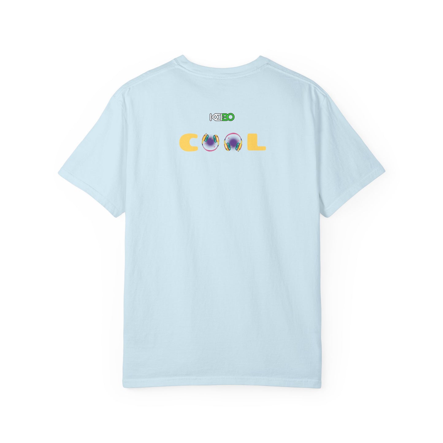 Cool Vibes Unisex Garment-Dyed T-Shirt with Headphones Graphic