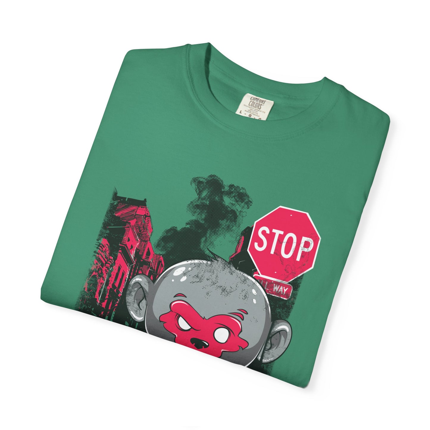 Unisex Street Style Graphic Tee - 'Beware the Bad Monkey'
