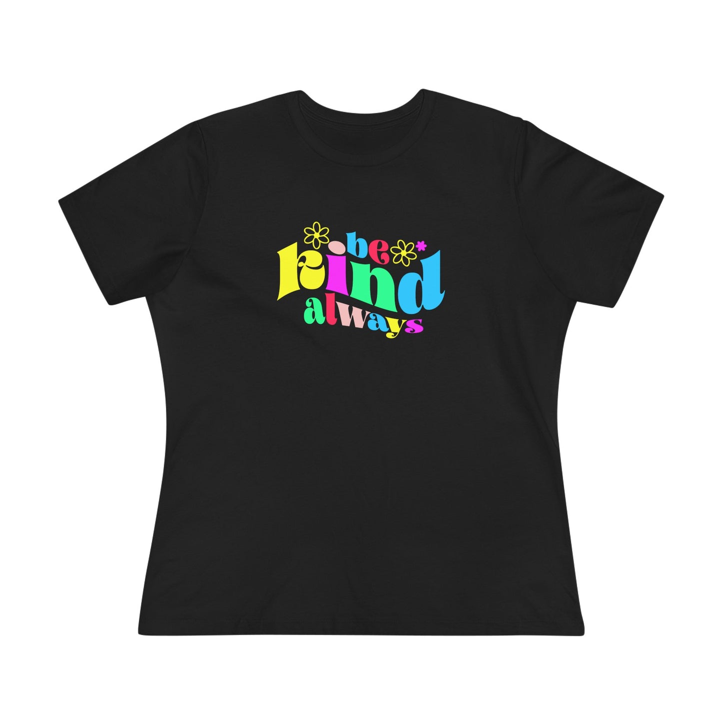 Inspirational Women's Cotton T-shirt - 'Be Kind Always'