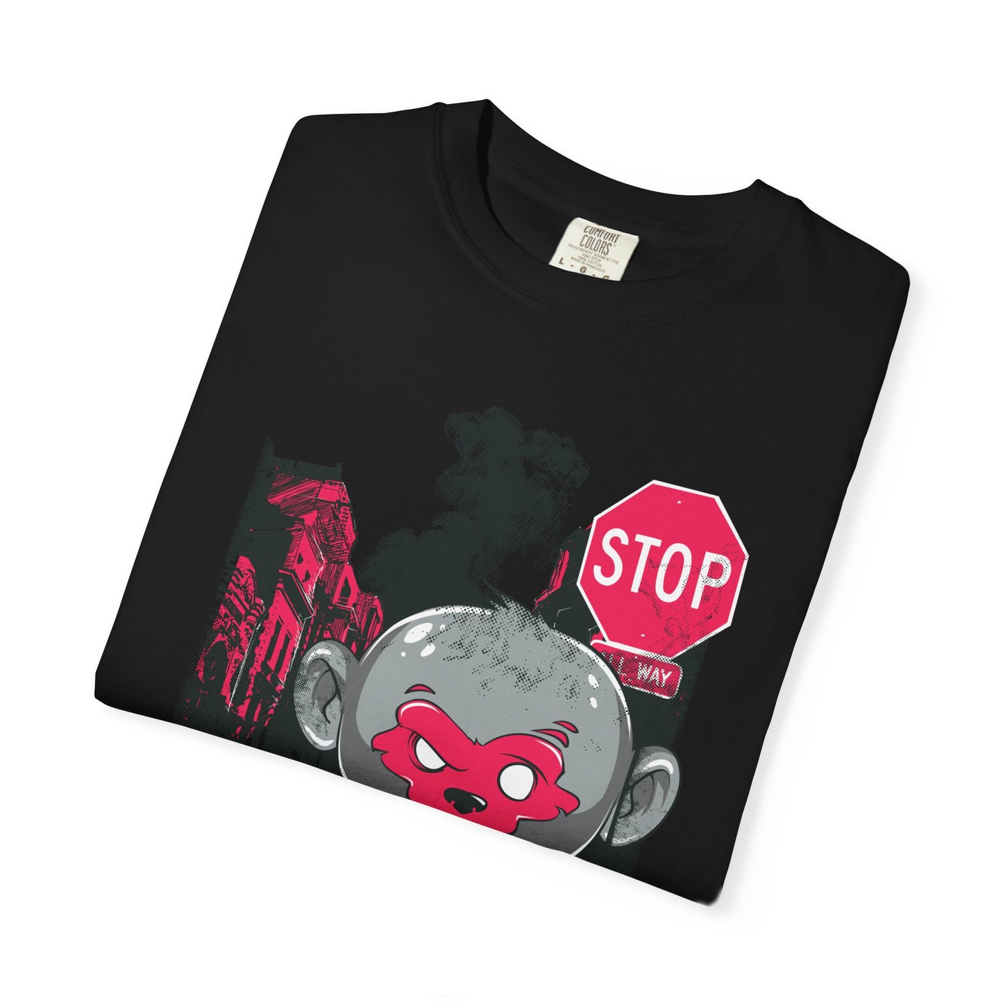 Unisex Street Style Graphic Tee - 'Beware the Bad Monkey'