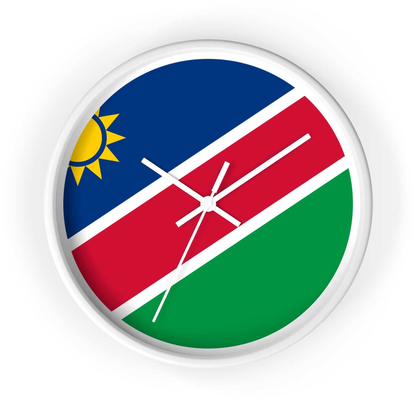 Namibia Flag Wall Clock - Vibrant Timepiece for Home Decor and Gifts