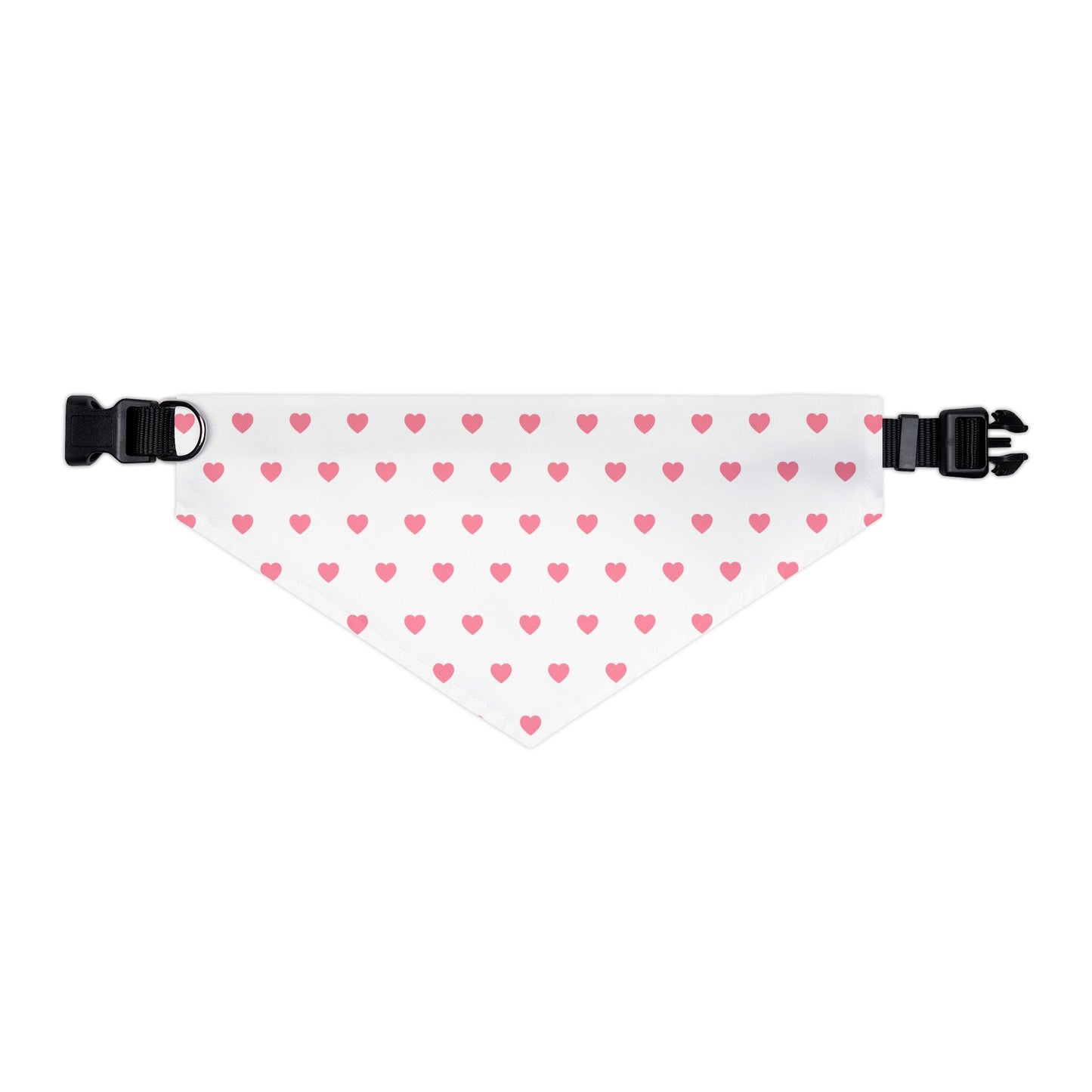 Love Heart Pattern Pet Bandana Collar for Dogs