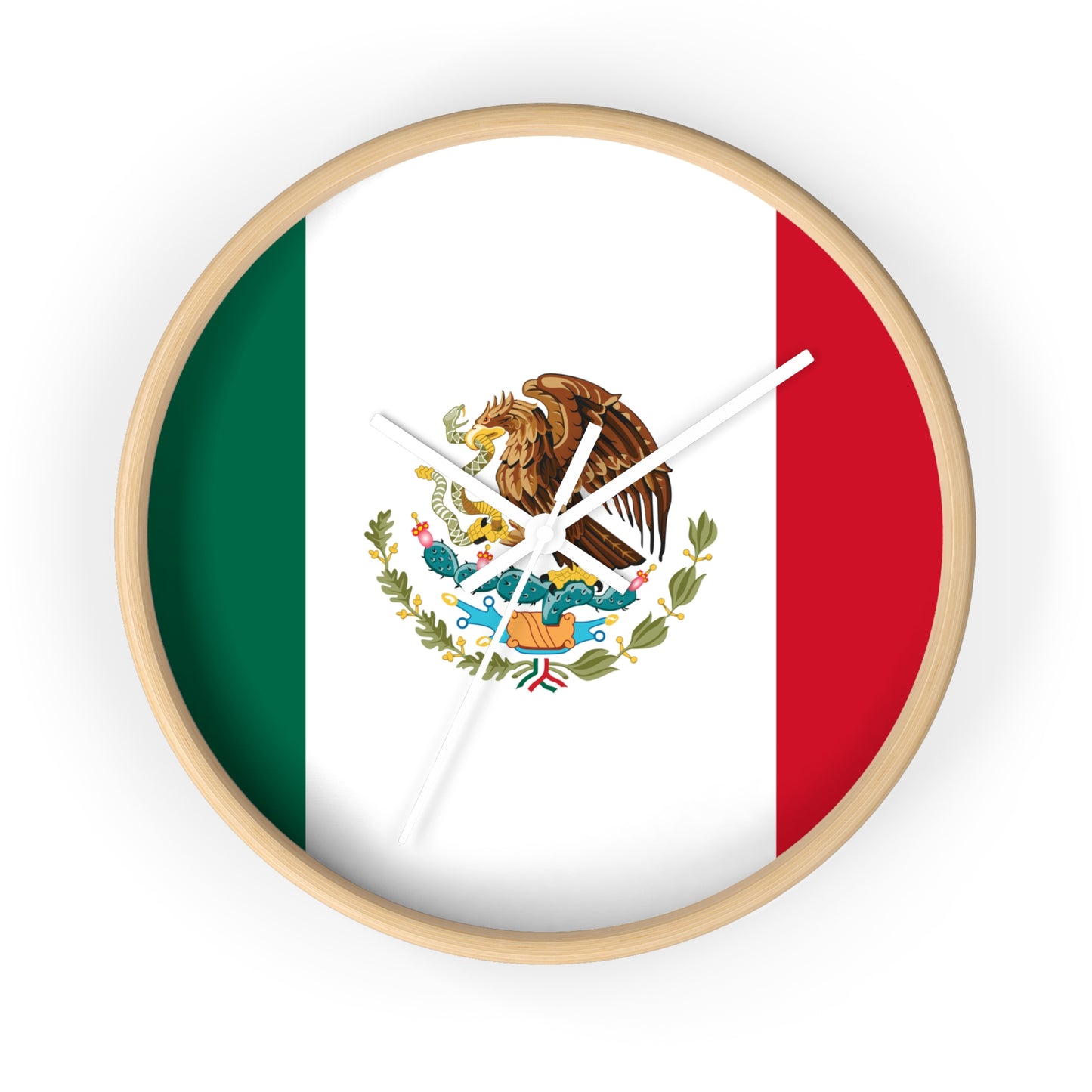 Mexican Flag Wall Clock - Celebrate Heritage and Time