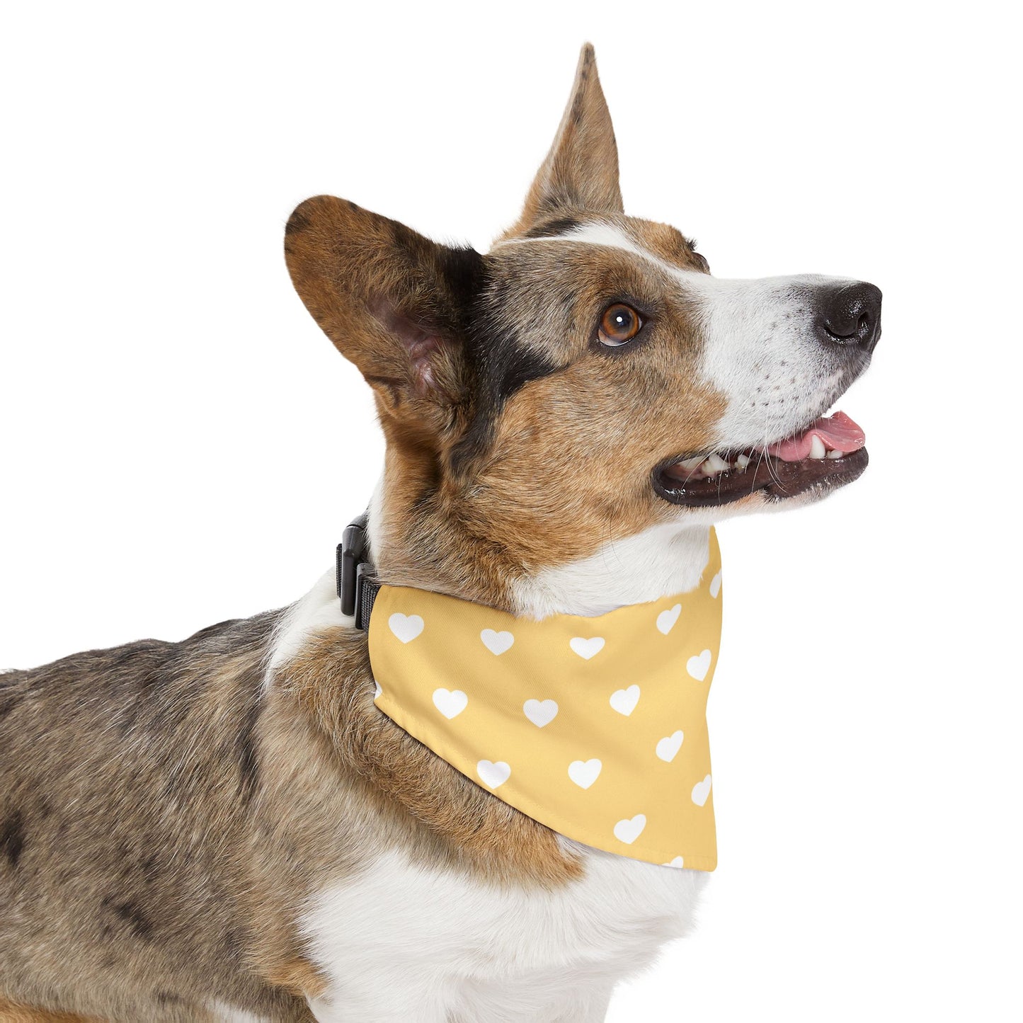 Love Heart Pattern Pet Bandana Collar for Dogs