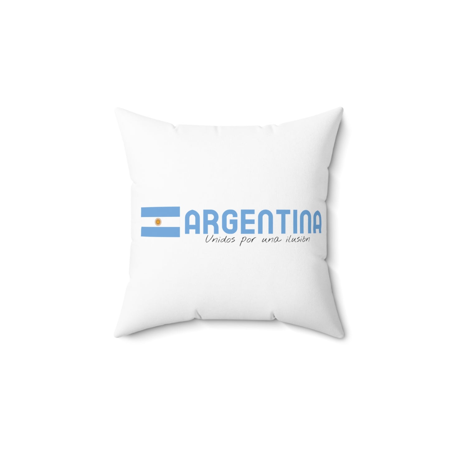 Argentina Champion's Square Pillow Cozy Home Decor for Sports Fans