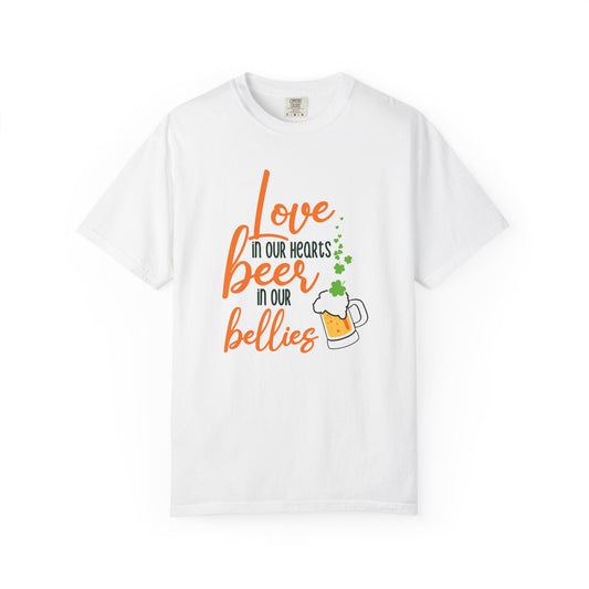 St. Patrick's Day Fun Women's T-Shirt - Love in Our Hearts...