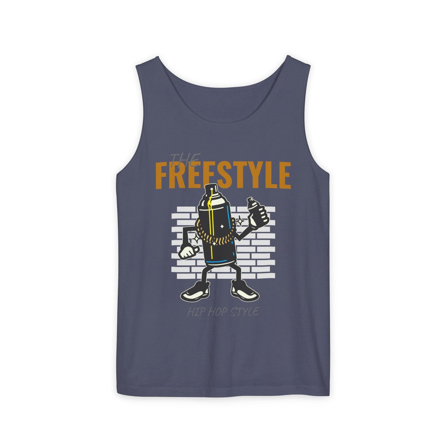 Men's Hip Hop Style Tank Top Freestyle Graphic for Trendsetters