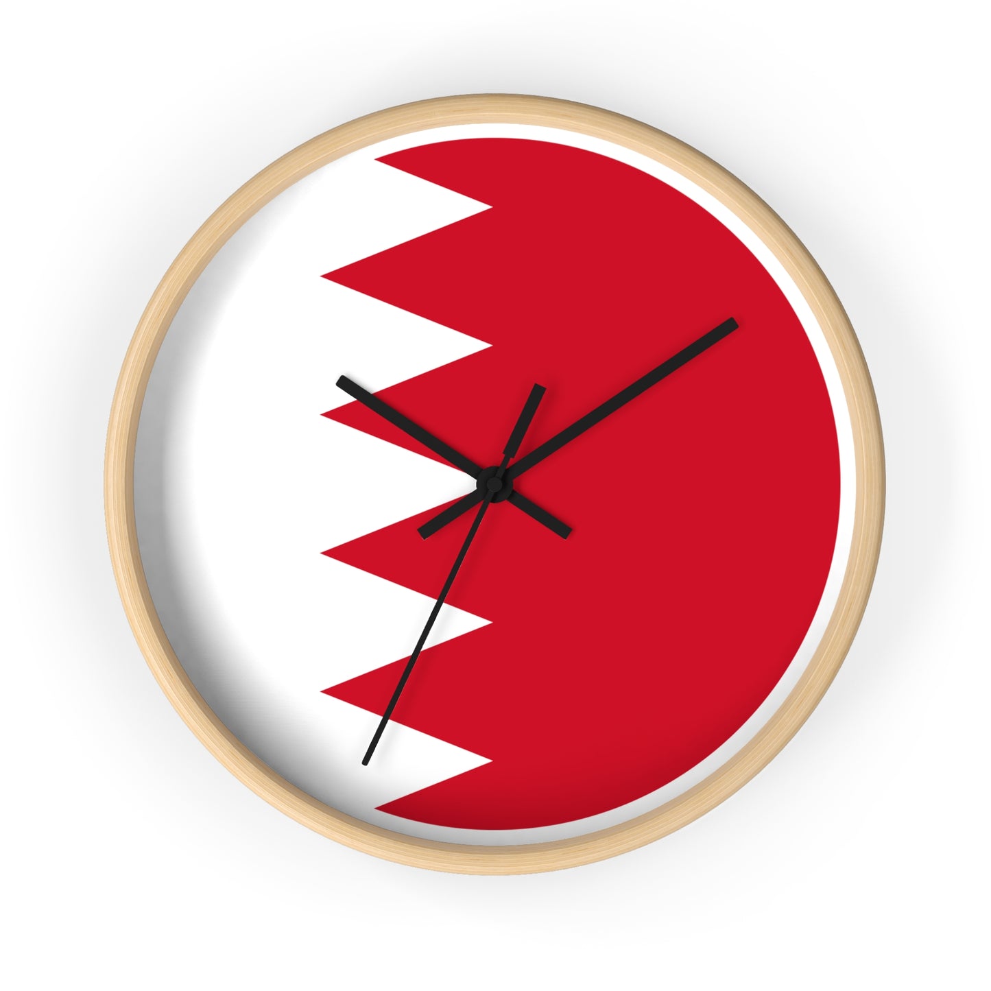 Bahrain Flag Wall Clock - Modern Home Decor for National Pride