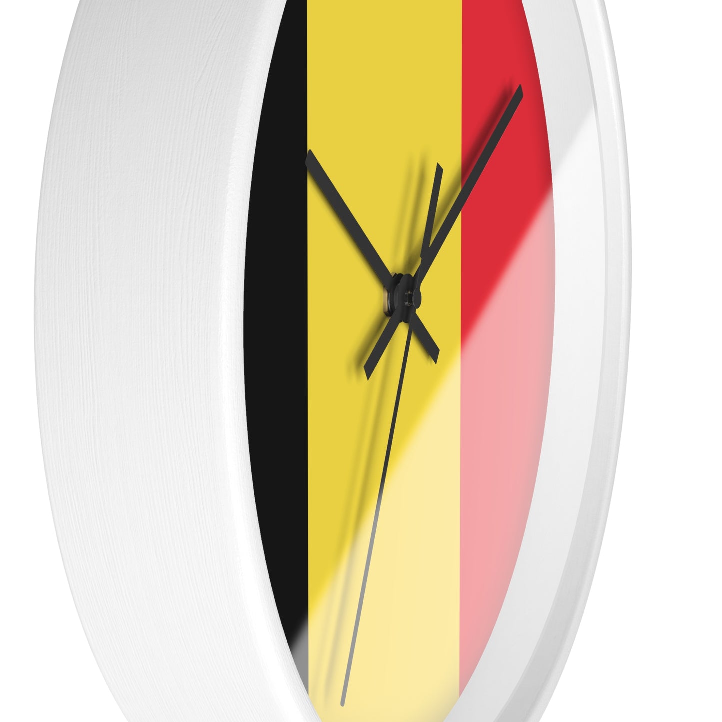 Belgian Flag Wall Clock - Timeless Home Decor for Belgium Lovers