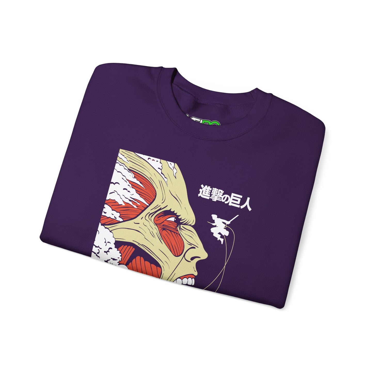 Unisex Heavy Sweatshirt Artistic Unique Face Design