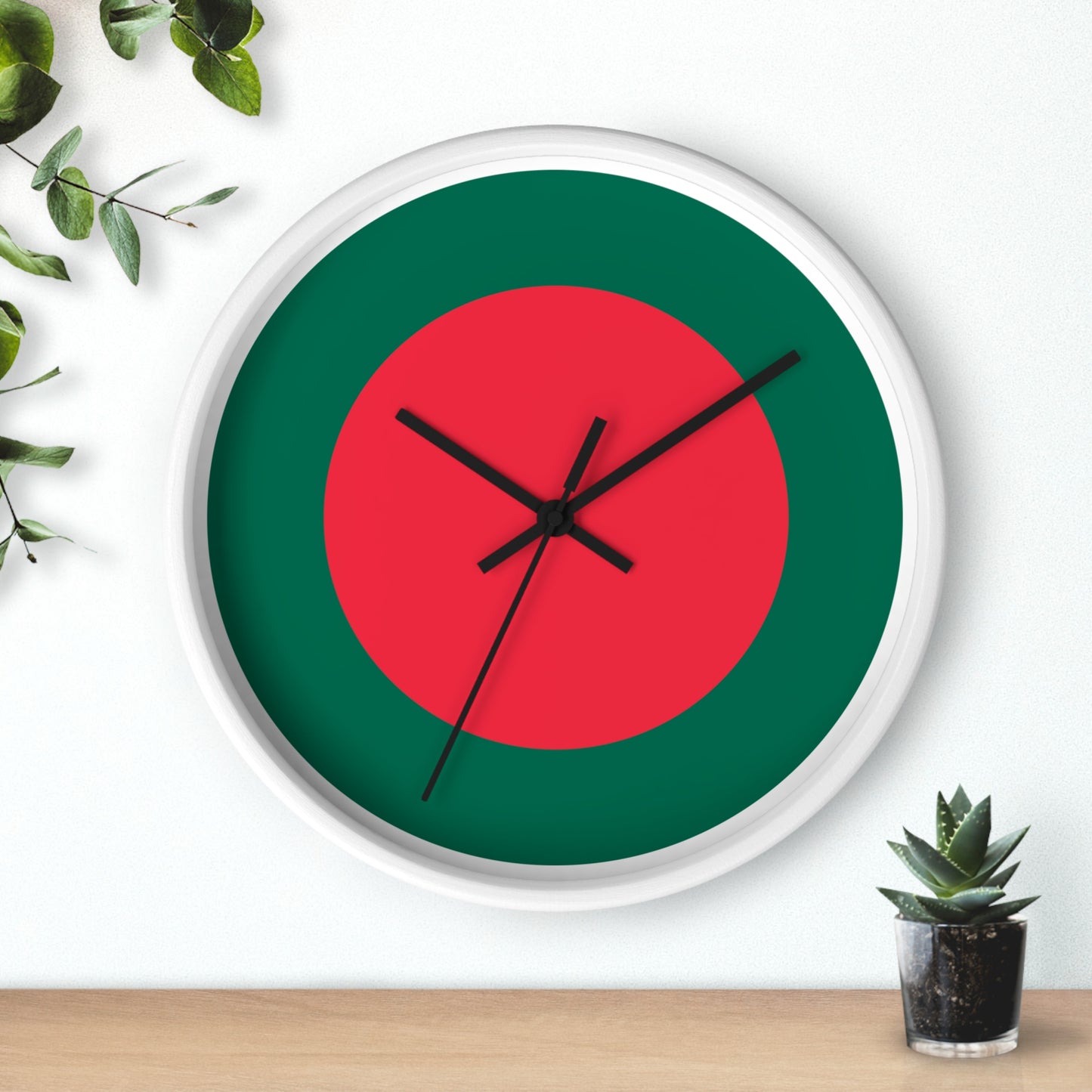 Bangladesh Flag Wall Clock - Perfect for Home Decor and Gifts