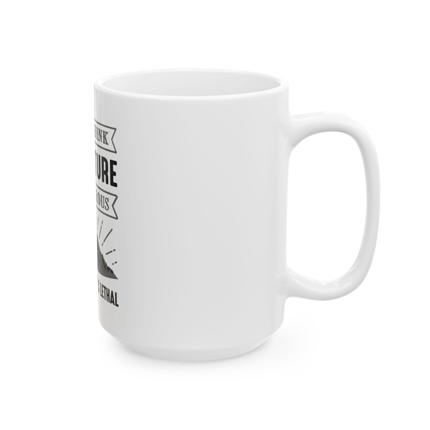 Adventure Lovers Ceramic Mug - Perfect Gift for Outdoor Enthusiasts