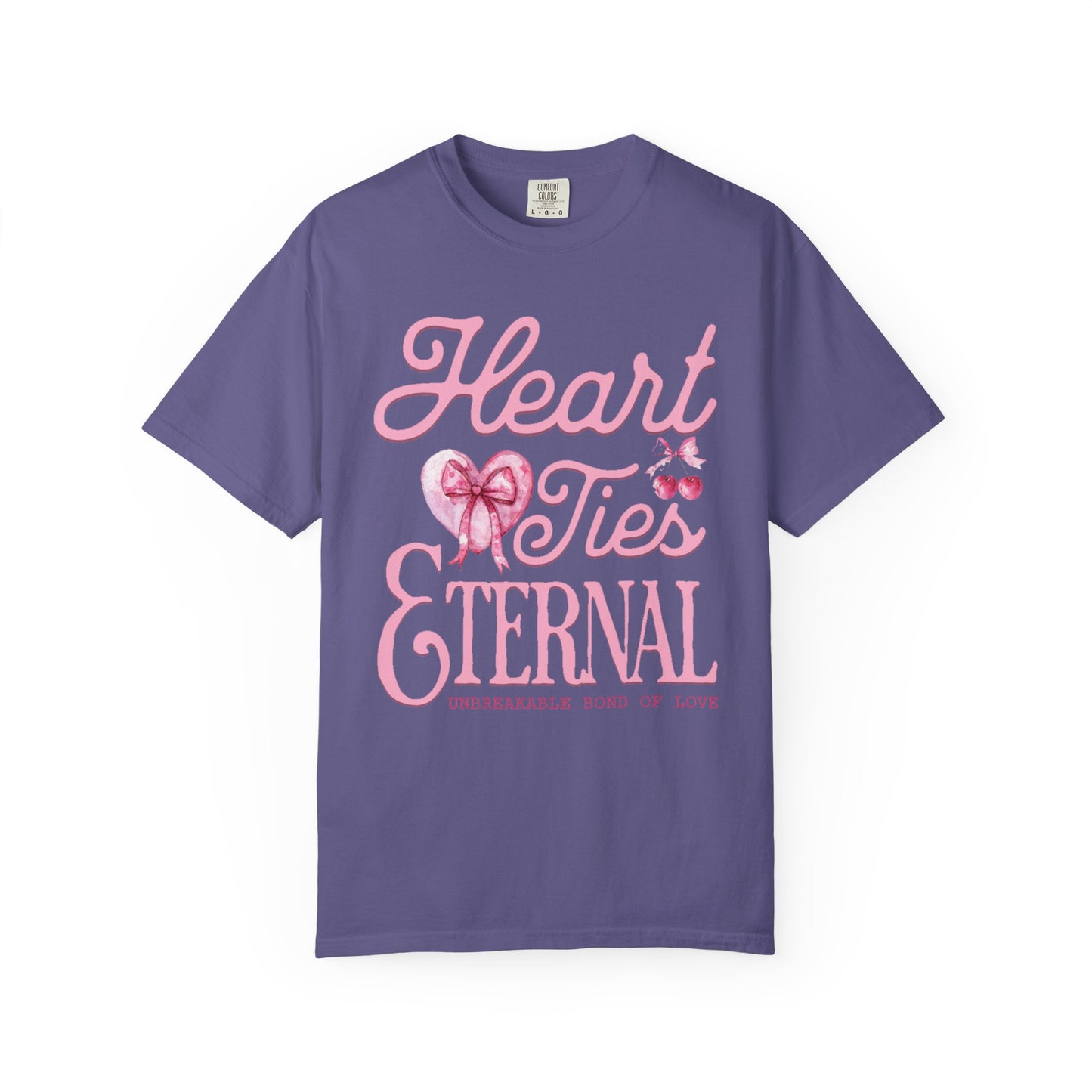 Women Love Vibes T-Shirt - 'Heart Ties Eternal' - Valentine's Day
