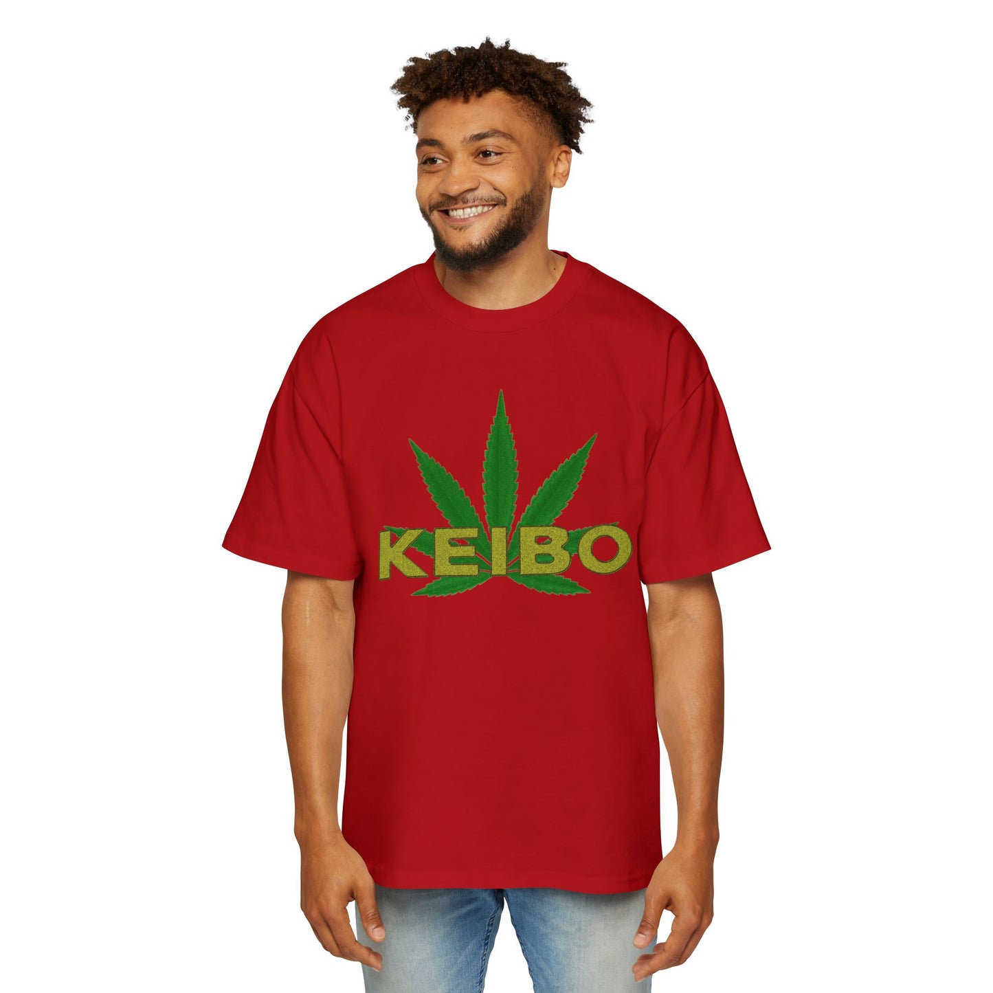 Men's Cannabis Vibe Oversized Tee KEIBO Brand