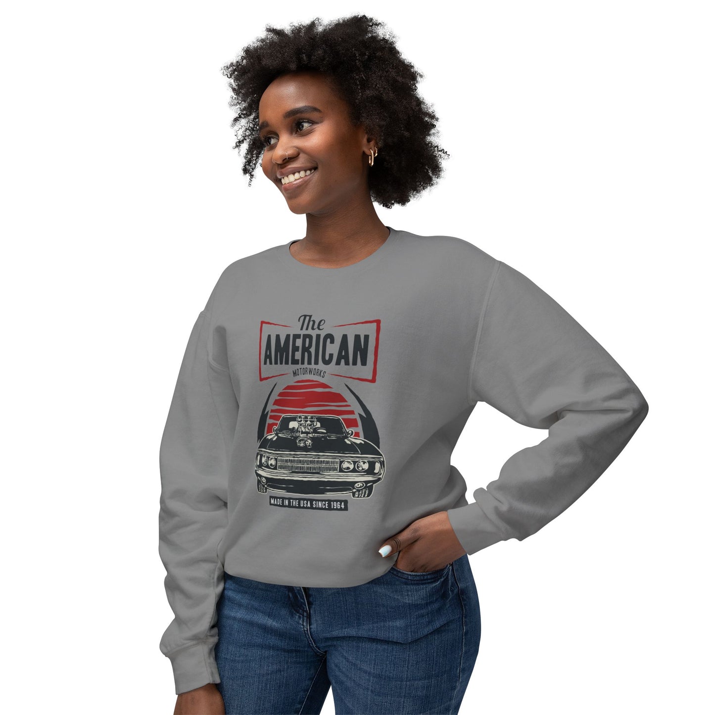 Men's Sweatshirt "The American Muscle Car"