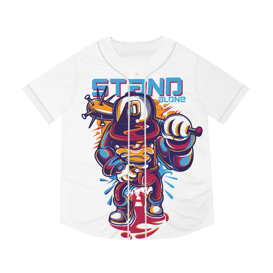Graphic Baseball Jersey Tee for Men