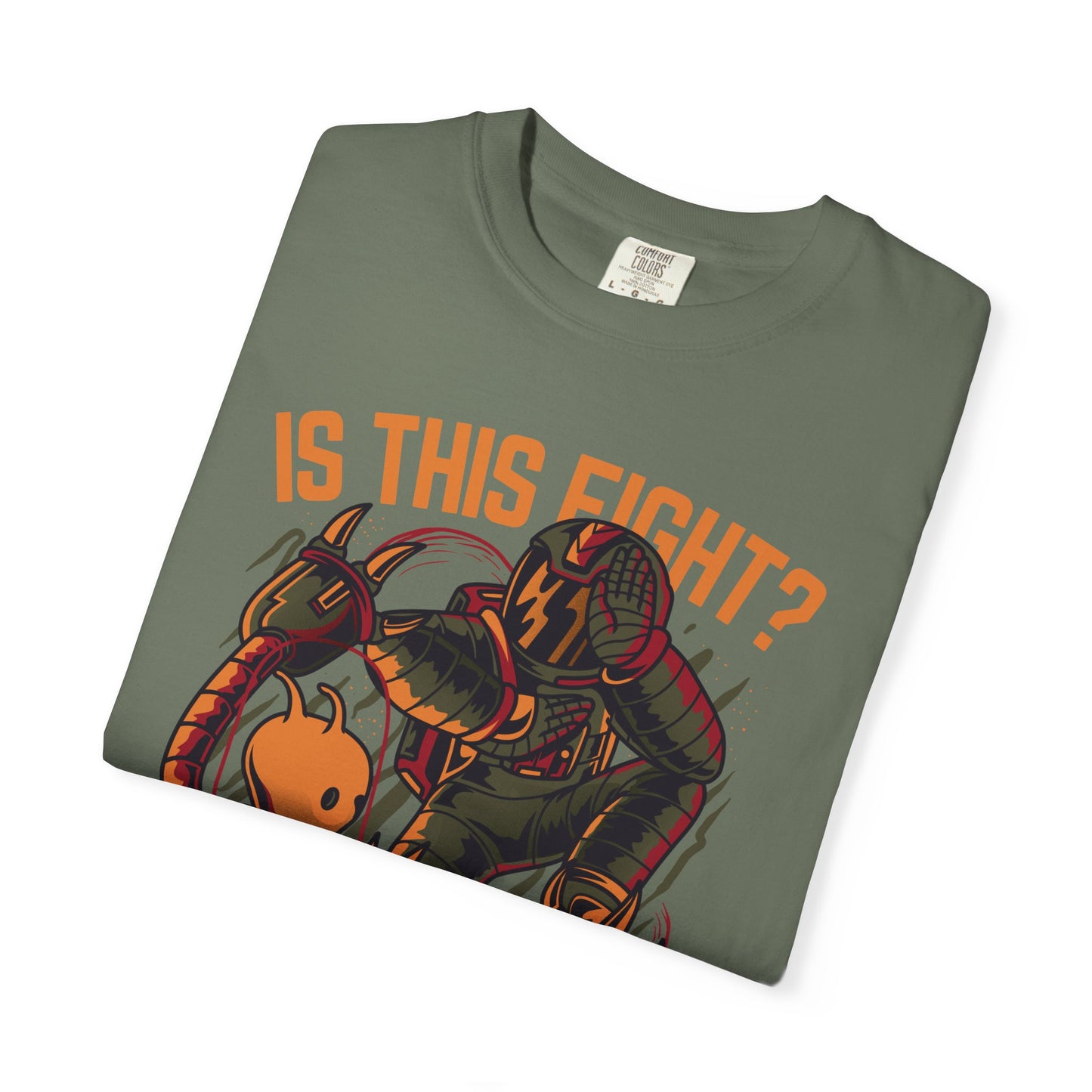 Men T-Shirt "Is This Fight?" Vibrant Design