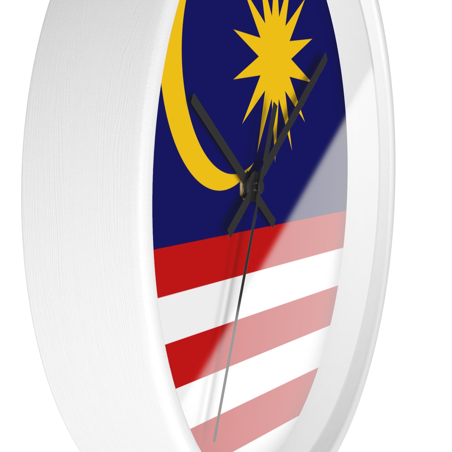 Malaysian Flag Wall Clock – Unique Home Decor for National Celebrations