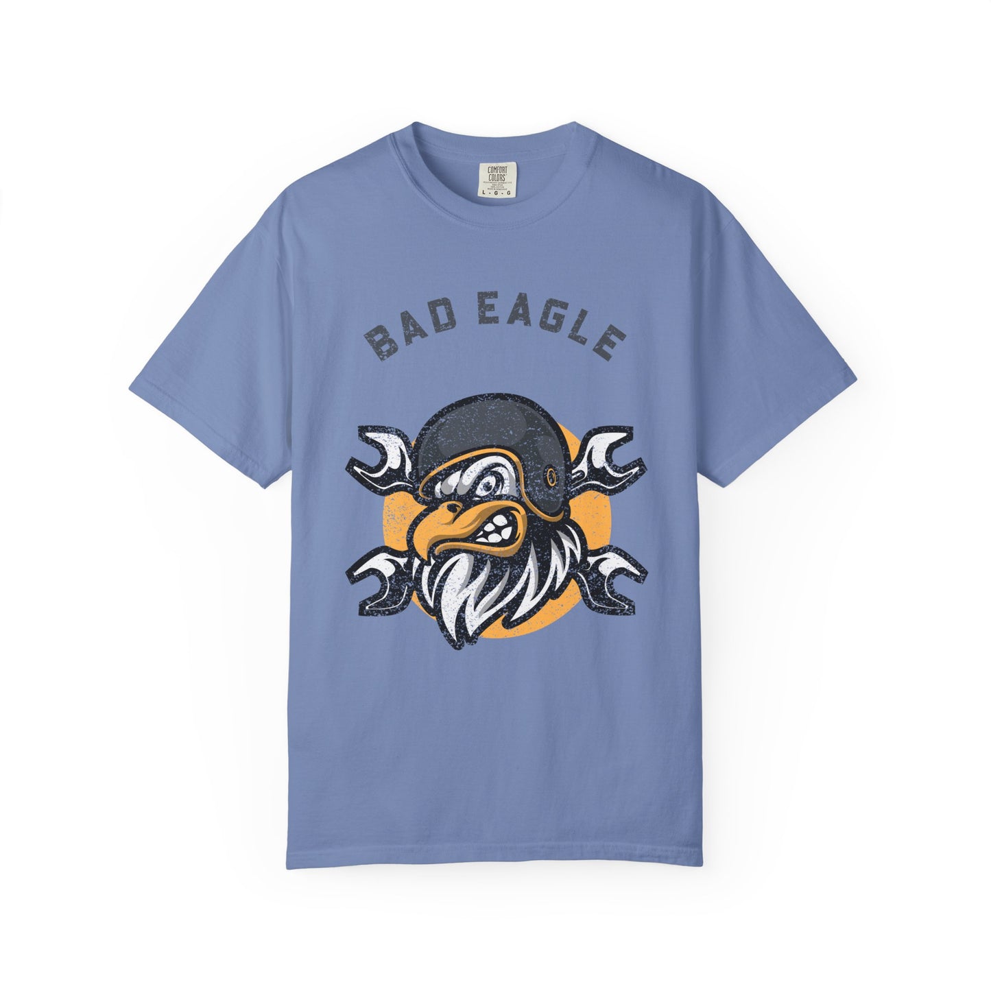 Men T-Shirt Vintage Bad Eagle Design