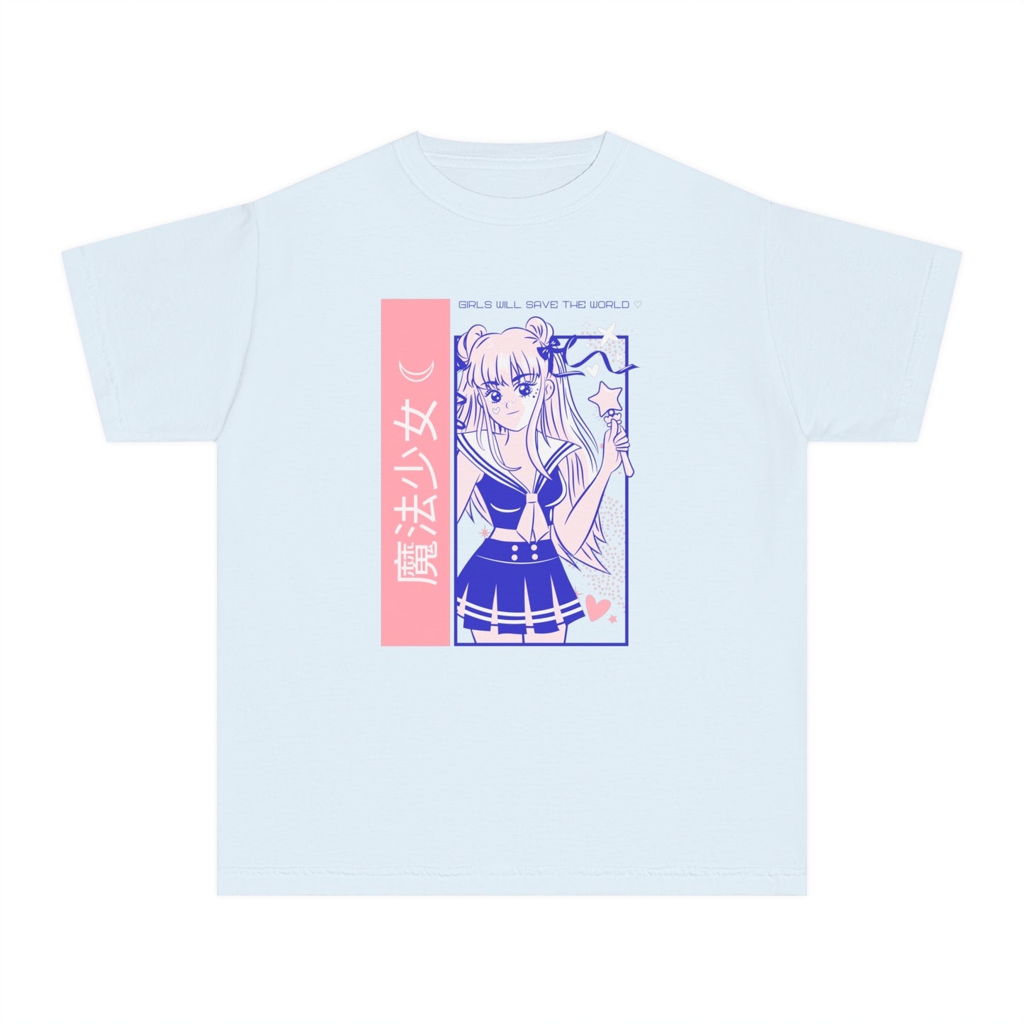 Girls Will Save the World Youth Tee | Cute Anime Graphic T-Shirt
