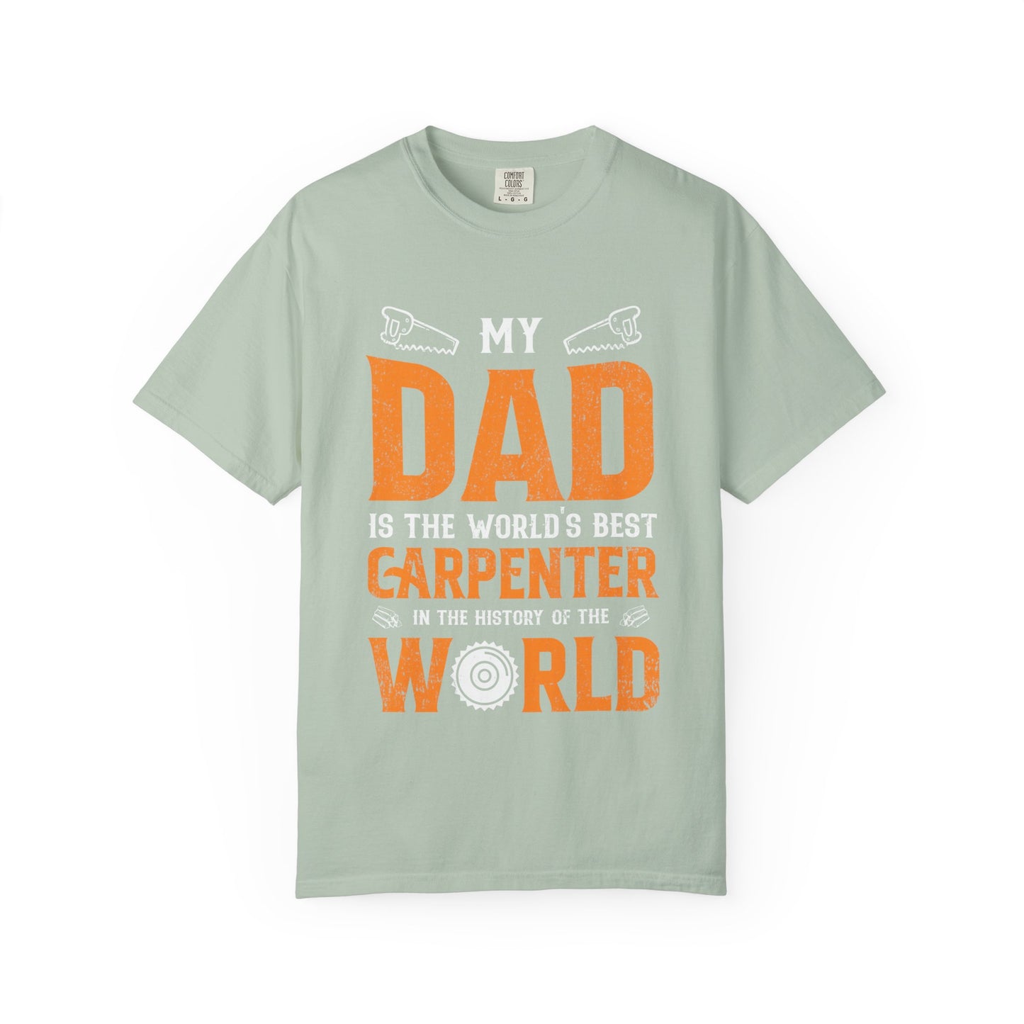 Men's T-shirt World's Best Carpenter Dad Tee for Father's Day