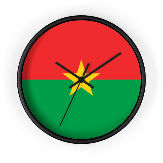 Cameroon Flag Wall Clock - Stylish Home Decor for African Heritage Lovers