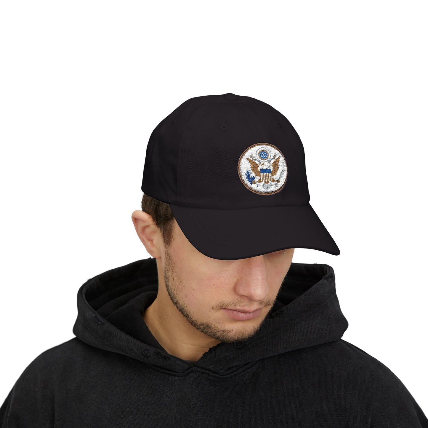 Classic Dad Cap with United States Seal - Casual Style for Patriotic Days