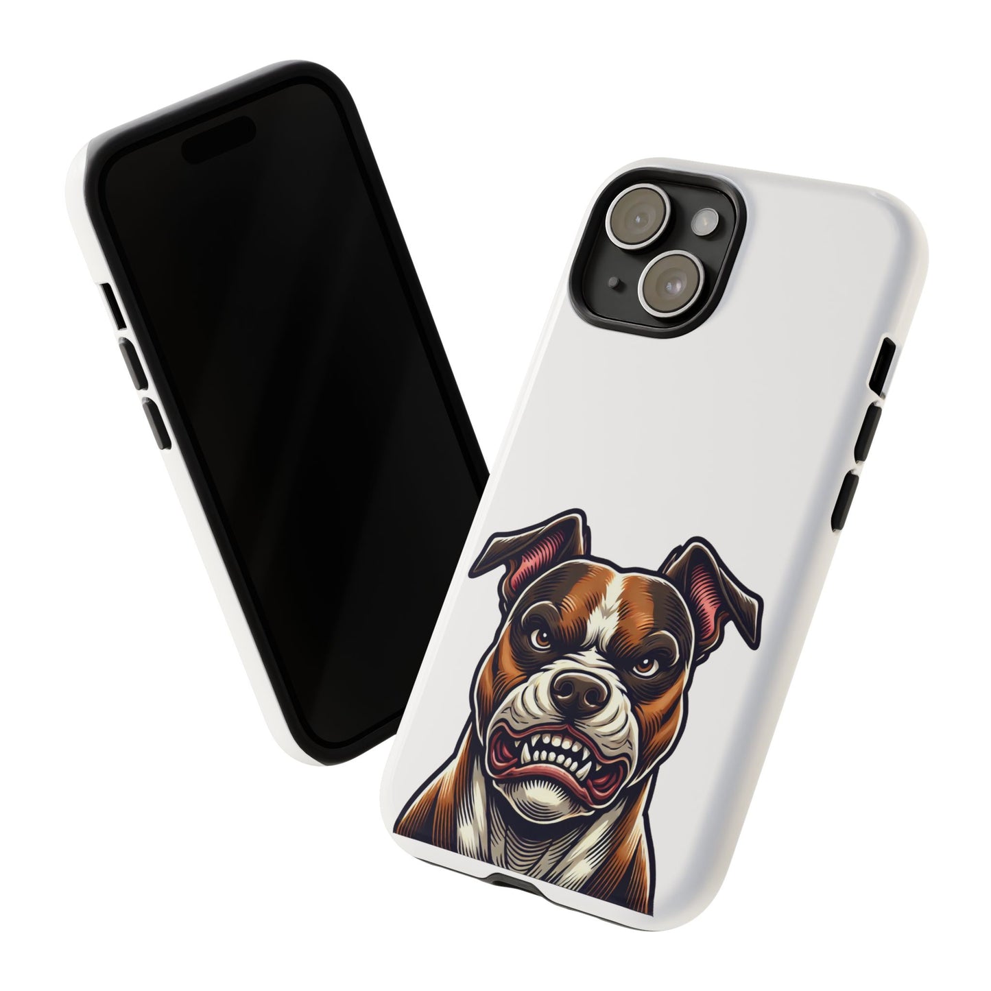 Tough Cases: Pit Bull Design Phone Case for Animal Lovers