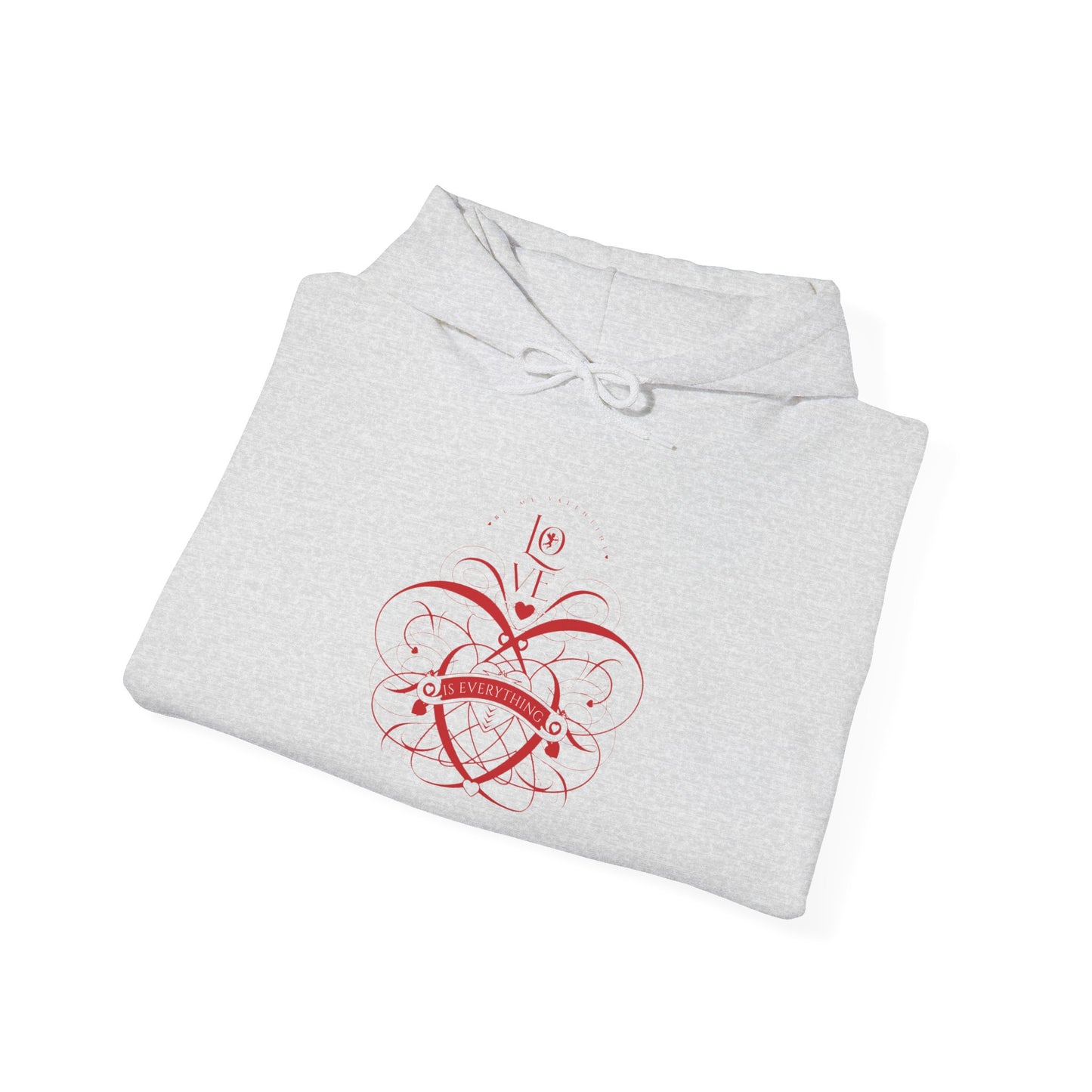 Women Valentine Vibes Hooded - "Love is Everything" Valentine's Day Vibes