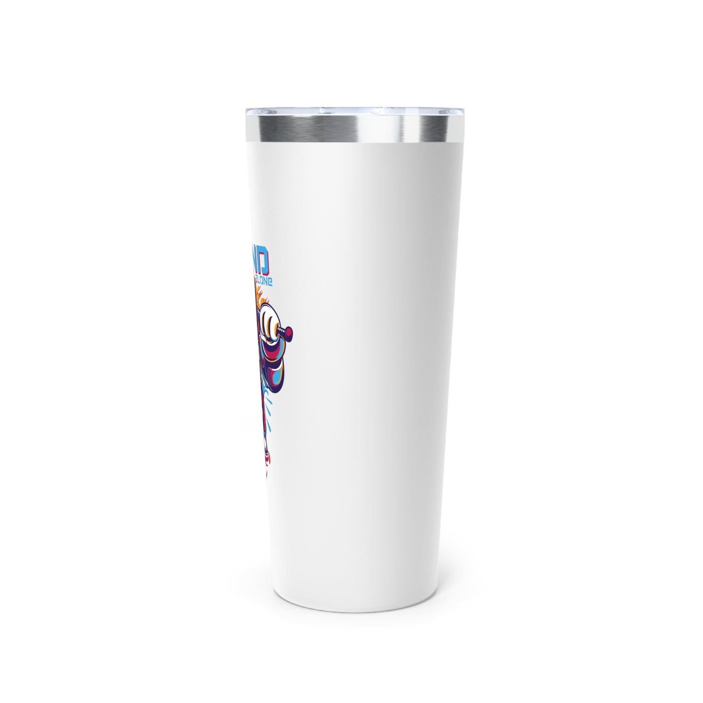 Stand Alone Copper Vacuum Insulated Tumbler - 22oz Fun Travel Mug