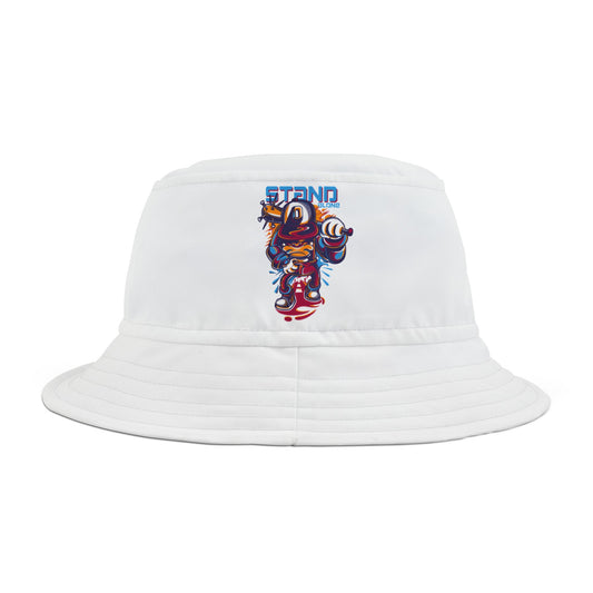 Stand Up Graphic Bucket Hat - Trendy Summer Headwear