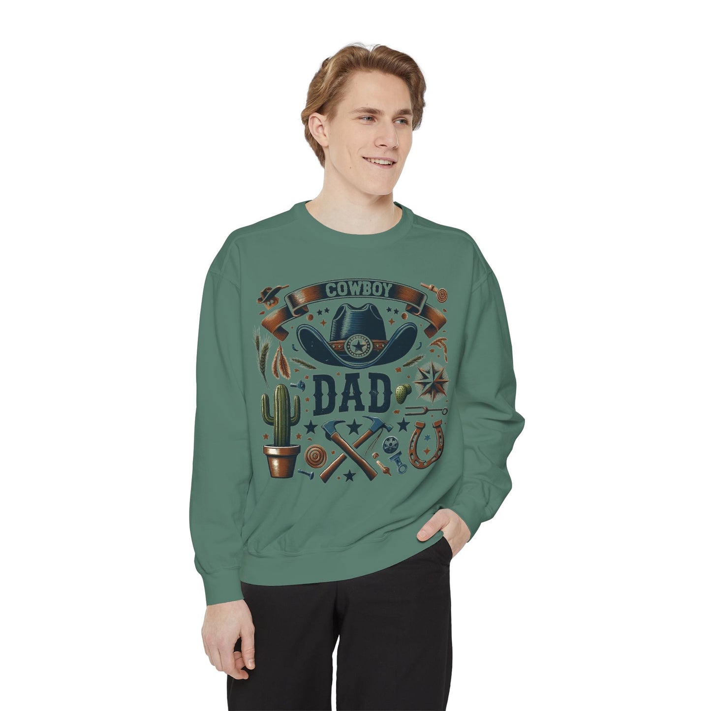 Cowboy Dad Sweatshirt - Perfect Gift for Dads Who Love the West
