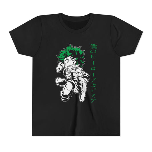 Anime Hero Youth Tee – My Hero Academia Inspired T-shirt for Kids