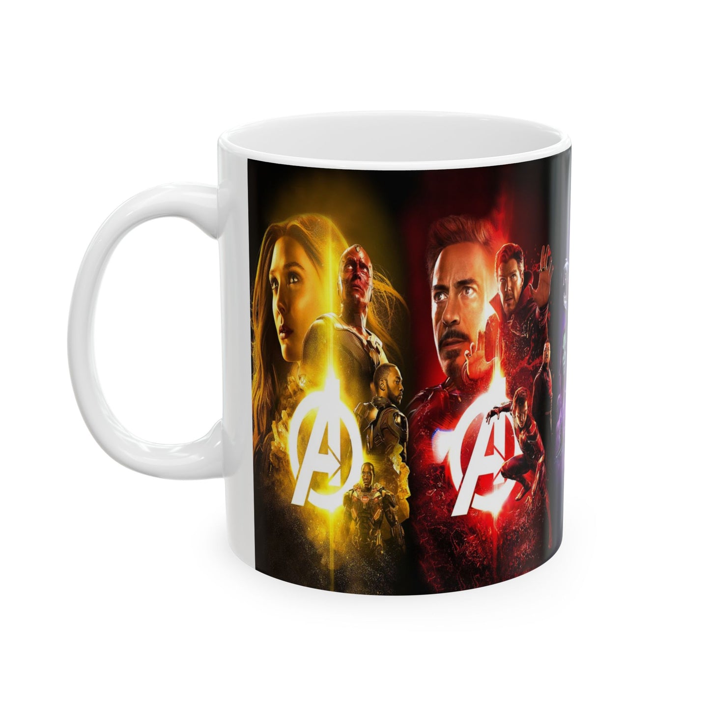 Avengers Ceramic Mug - Marvel Superhero Coffee Cup 11oz