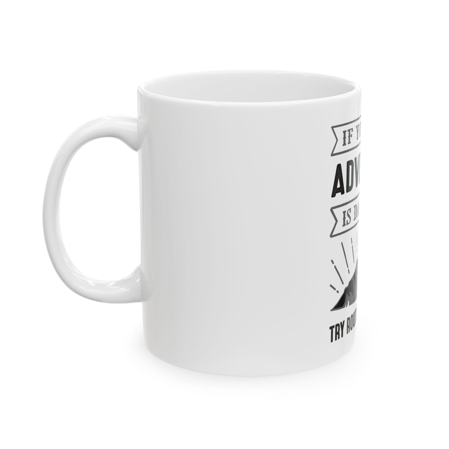 Adventure Lovers Ceramic Mug - Perfect Gift for Outdoor Enthusiasts