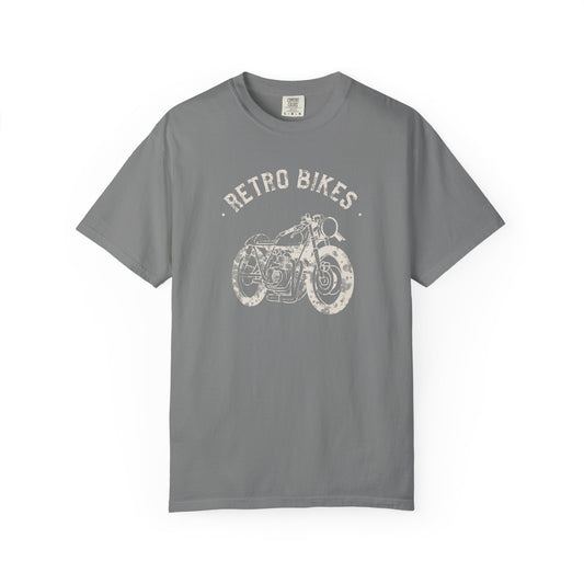 Men Retro Bikes T-Shirt Vintage Motorcycle Graphic Tee