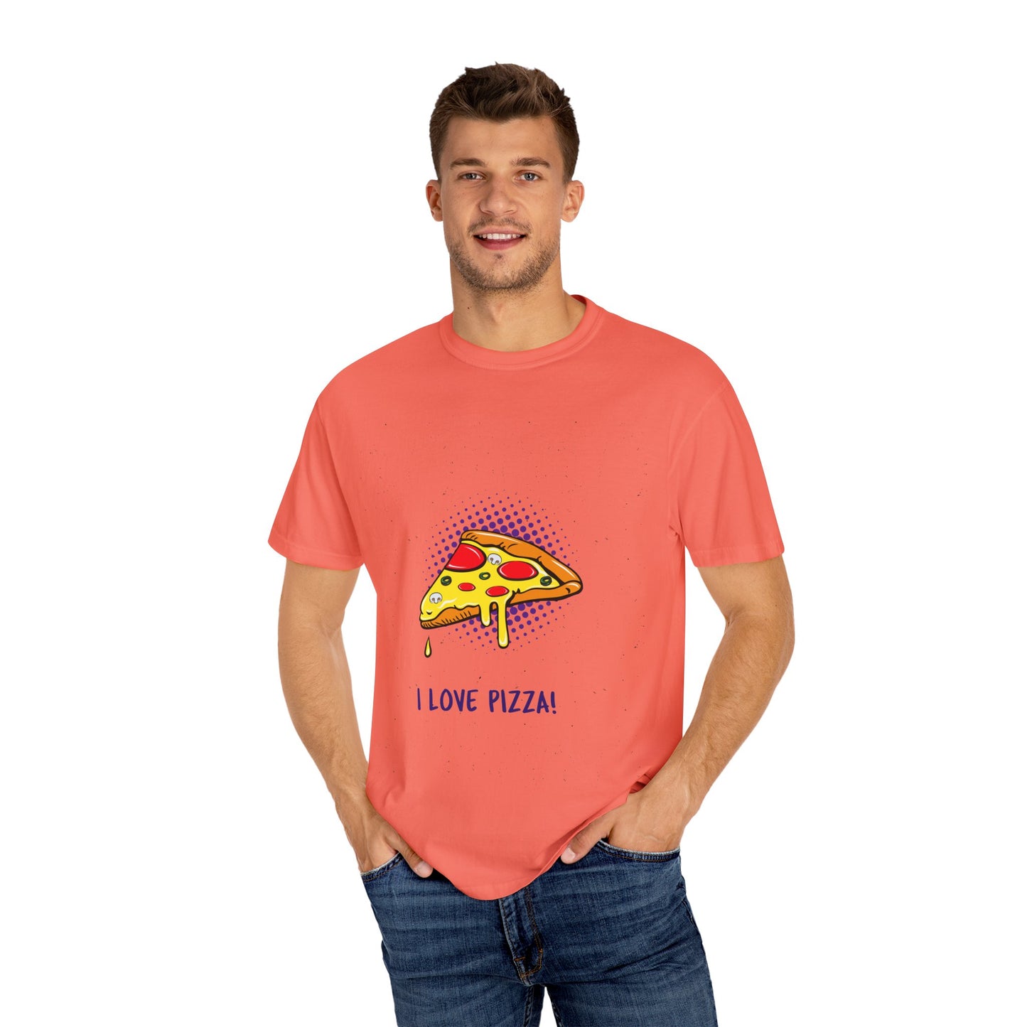 Funny Pizza Lover Unisex T-Shirt - I Love Pizza!