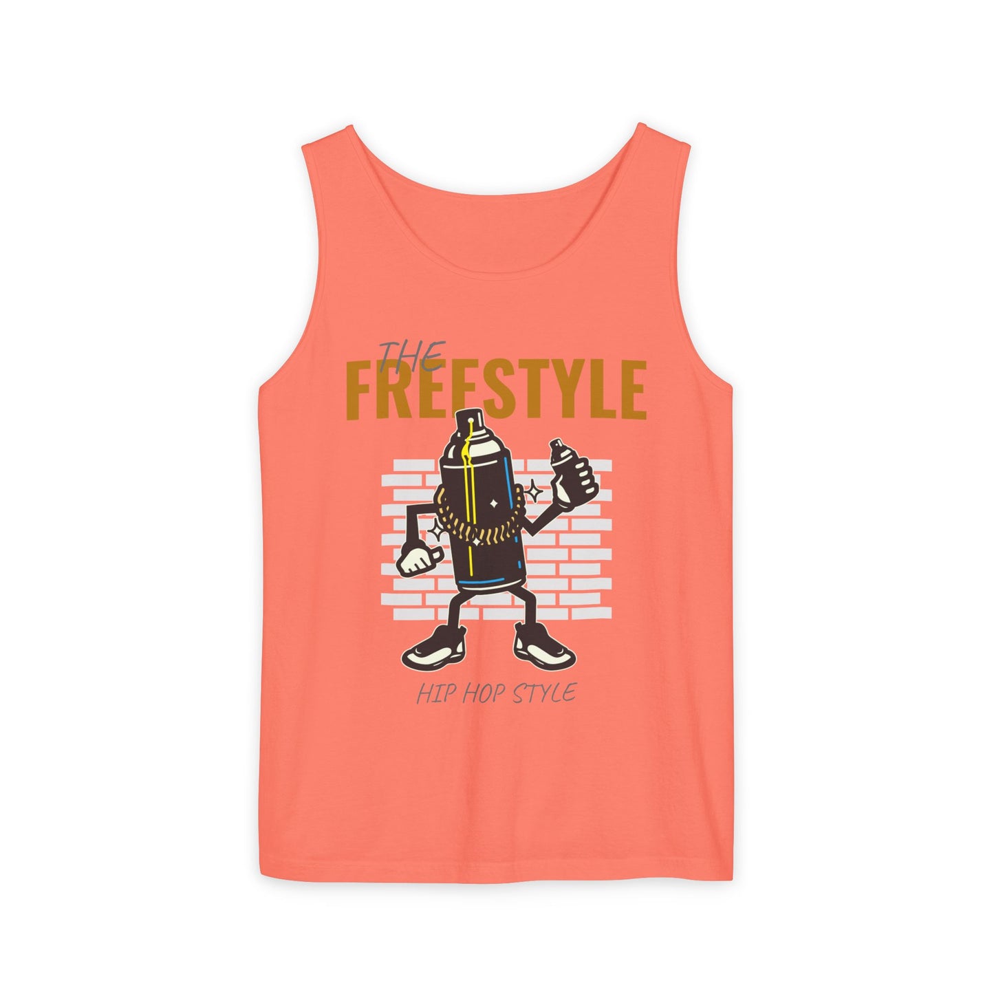 Men's Hip Hop Style Tank Top Freestyle Graphic for Trendsetters