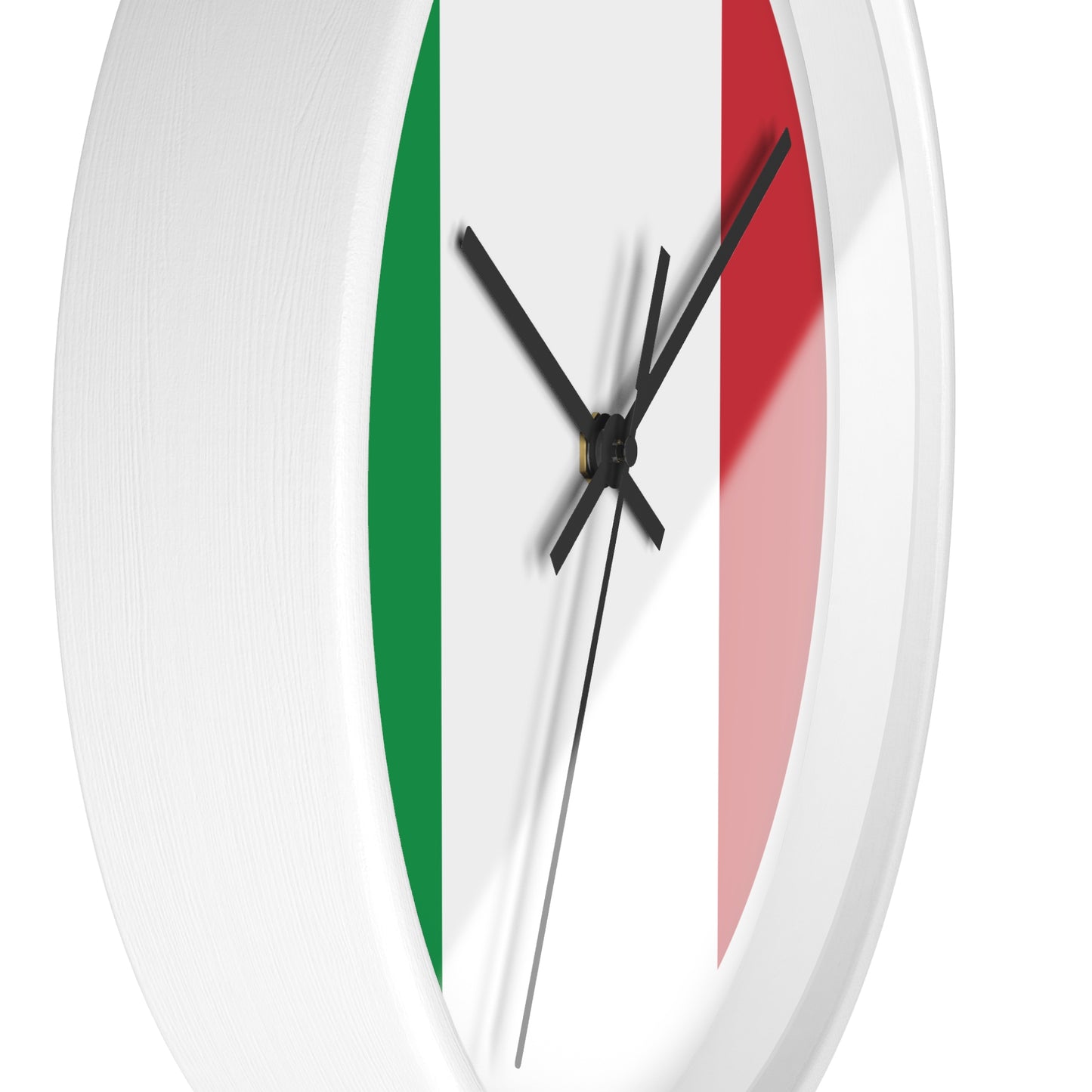 Italian Flag Wall Clock - Stylish Home Decor for Italy Lovers