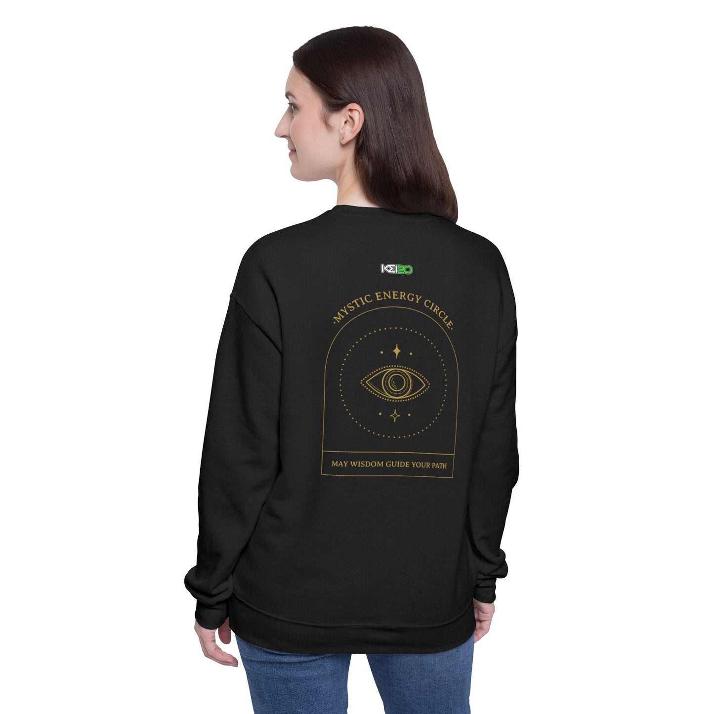 Mystic Energy Circle Women's Drop Shoulder Sweatshirt - Cozy Spiritual Wear