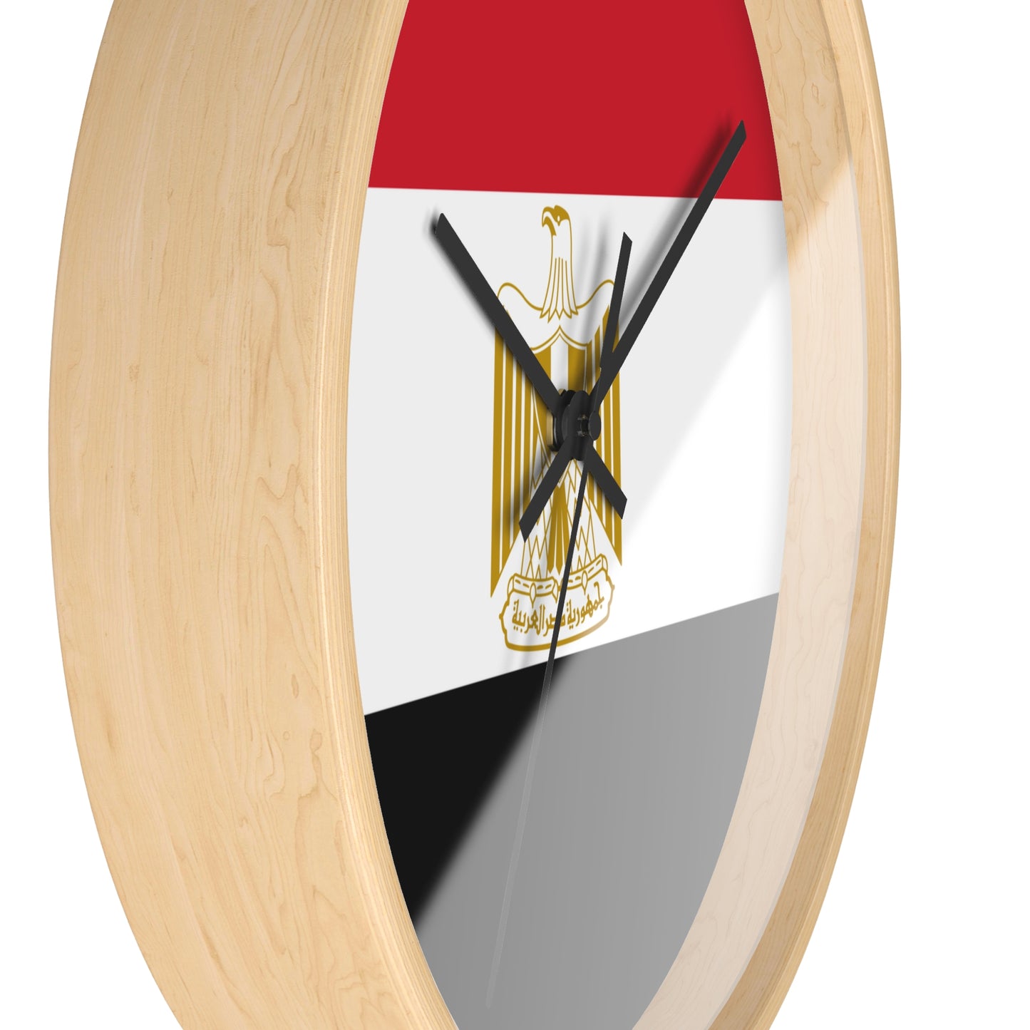 Egyptian Flag Wall Clock - Stylish Home Decor for National Holidays