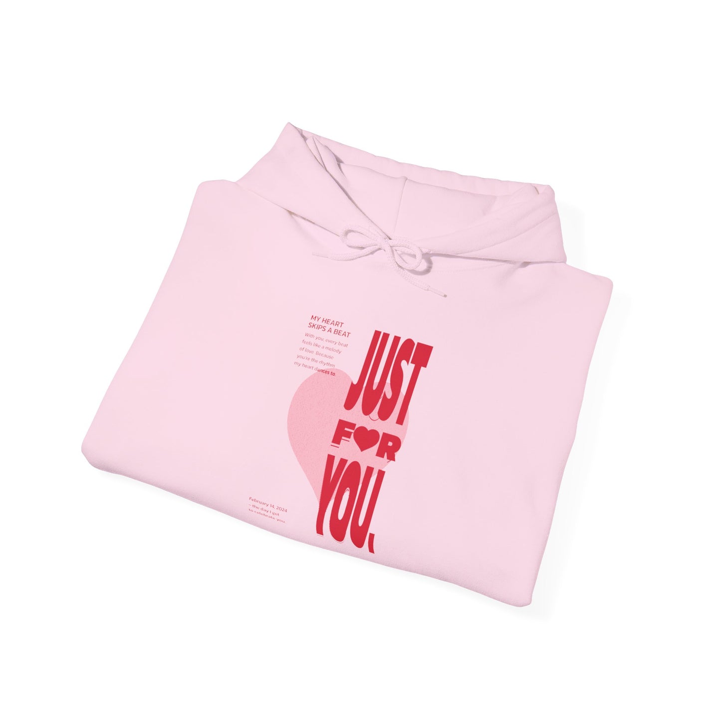 Women Love Story Hooded - "Just For You" Valentine's Day Vibe