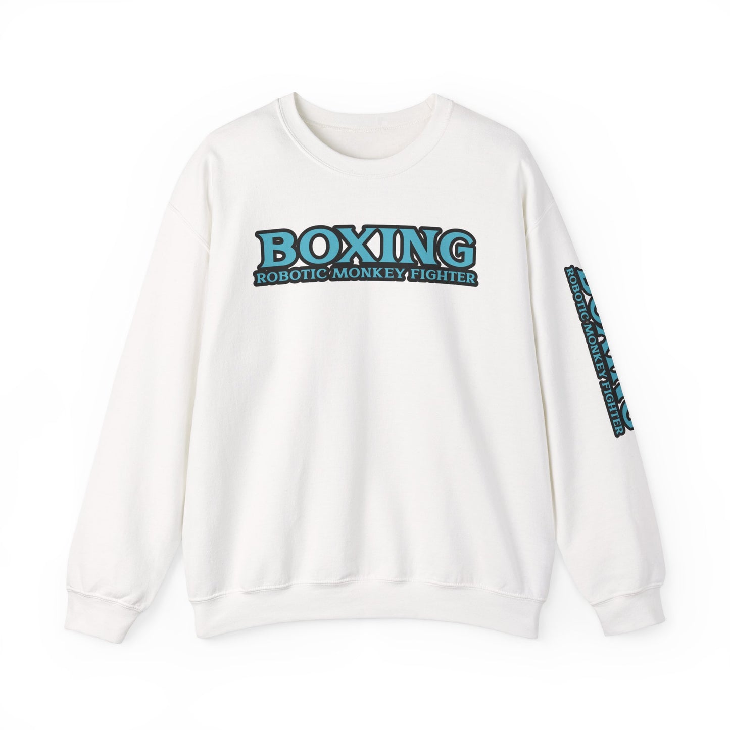 Men Boxing Robotic Monkey Fighter Sweatshirt