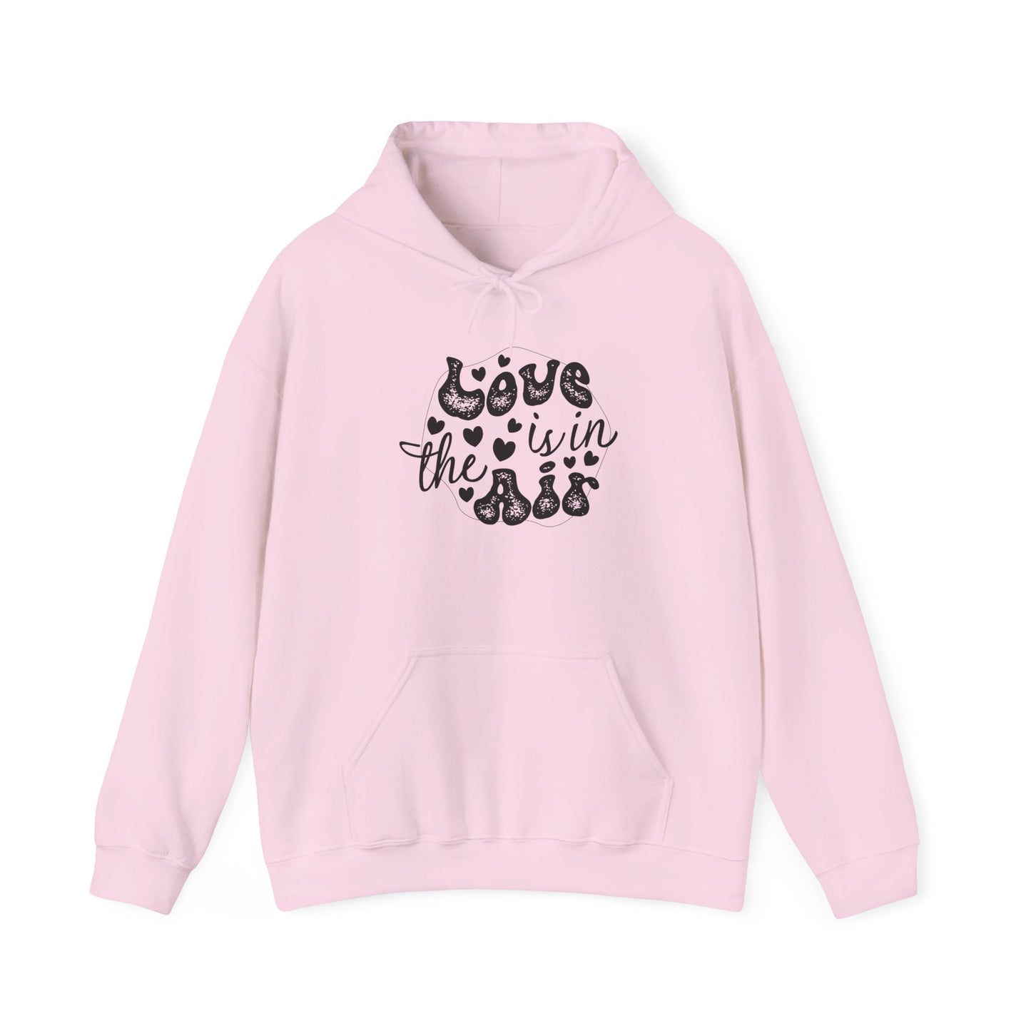 Unisex Love is in the Air Hoodie - Cozy Moments, Valentine's Day, Gift for Loves