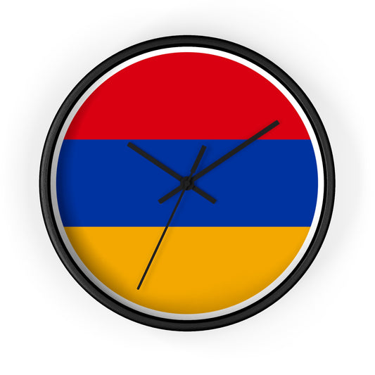 Armenian Flag Wall Clock - Vibrant Home Décor for National Pride
